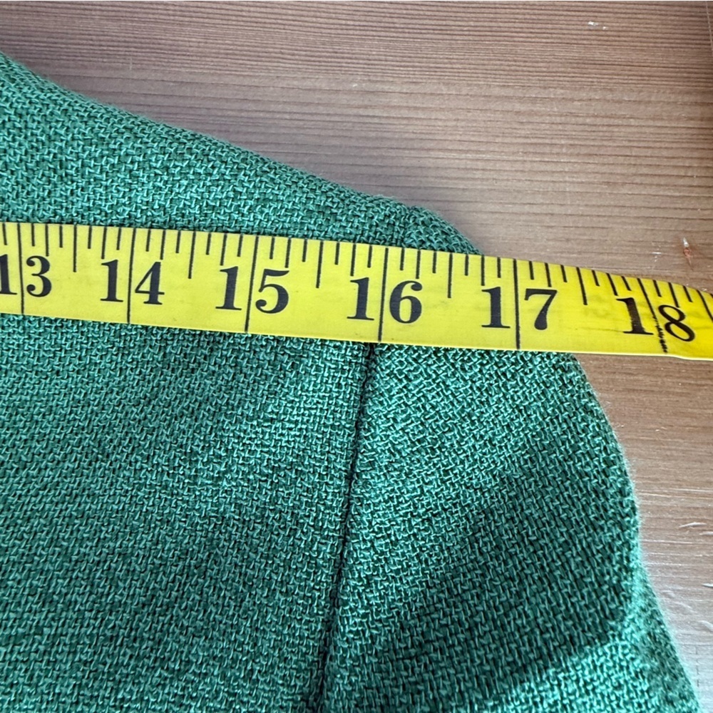 NWT ARMANI COLLEZIONI Green Cropped Blazer Jacket US 8 - Picture 9 of 11